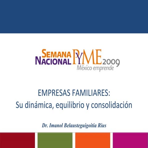 Conferencia Magistral Empresas Familiares