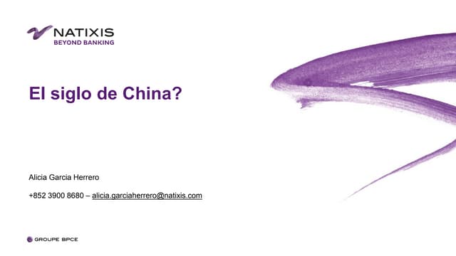 ¿El siglo de China? por Alicia García-Herrero