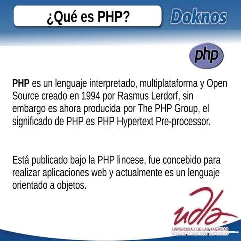 ¿Qué es PHP?