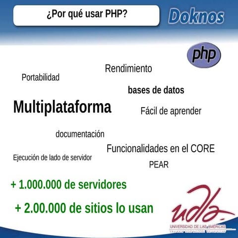¿Por qué utilizar PHP?
