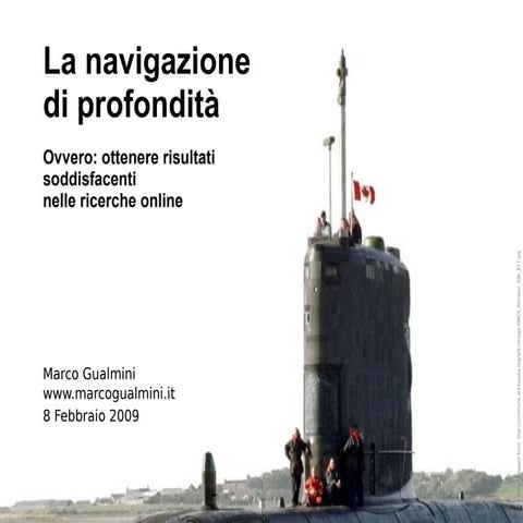 La navigazione di profondità - V2