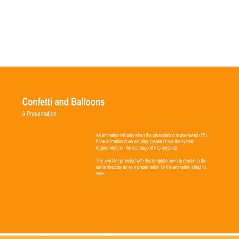 Confetti And Balloons