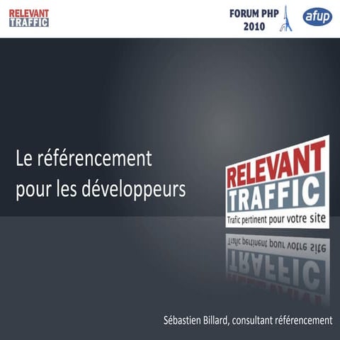 Le référencement pour les developpeurs