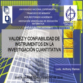 Validez y Confiabilidad de instrume...