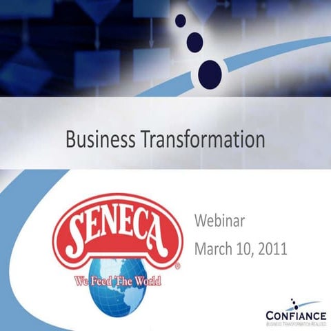 Confiance  Webinar  Seneca  Foods  F I N A L