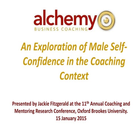 Exploring male self-confidence