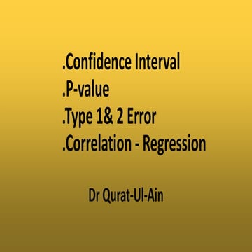 Confidence interva,P value,Type1-2 error.pptx