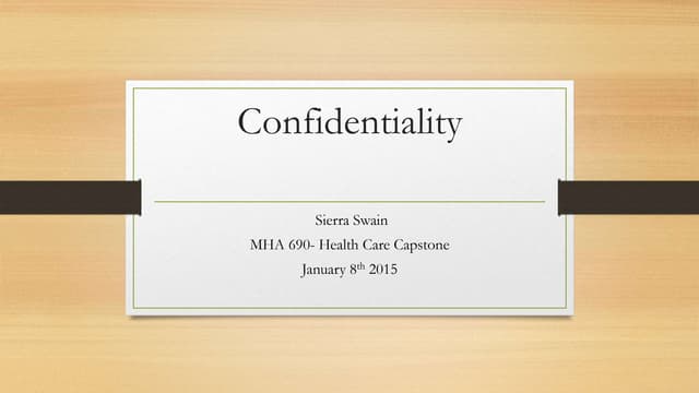 DEFINE THE TERM CONFIDENTIALITY visual data 4