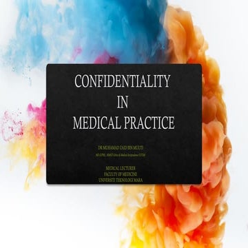 Lesson 2 confidentiality | PPTX