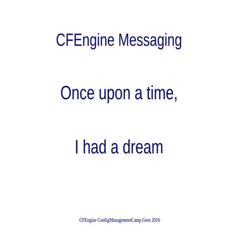 Config managementcampgent 2016