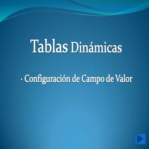Configuración de campo de valor