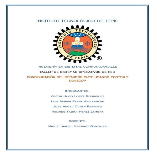 Configuración del servidor smtp centos