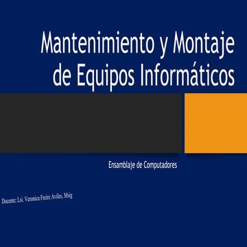 Configuración del setup