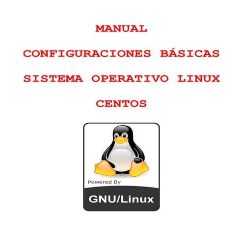 Configuracion basica de centos 6.3 linux v1 | PDF