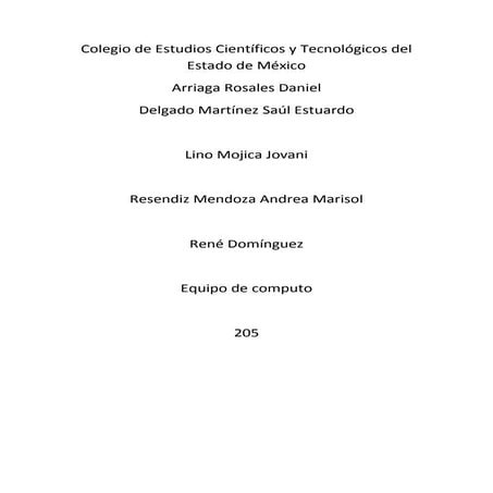 Configuracion De P C  Cecytem Tecamac