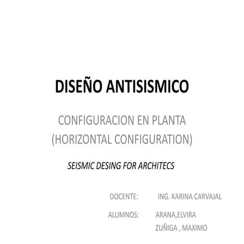 Configuracion en planta 