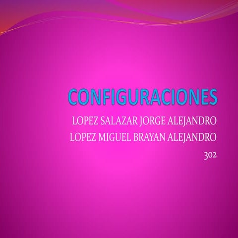 Configuraciones