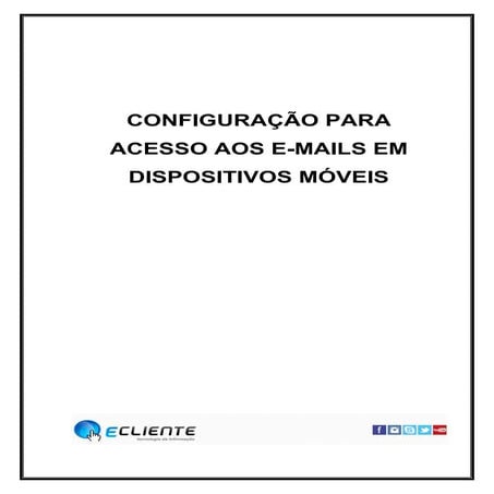 Configurar email no celular