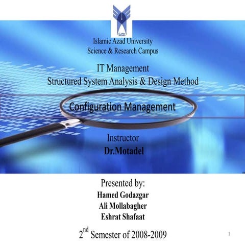 Configuration Management (Ali Mollabagher.Com)