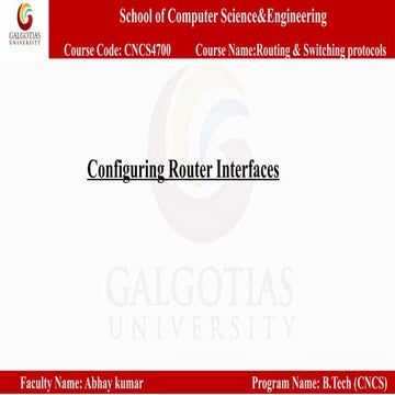 Router commands | PDF