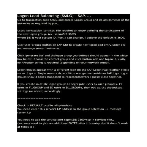 Configuration of smlg | DOCX