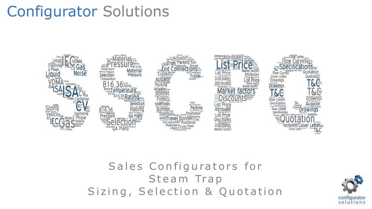 Steam Trap Sizing Selection Quotation Software Steam Trap Sizing Selection Quotation Software