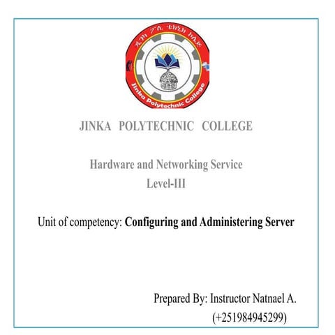 Configuring and Administering Server.pptx