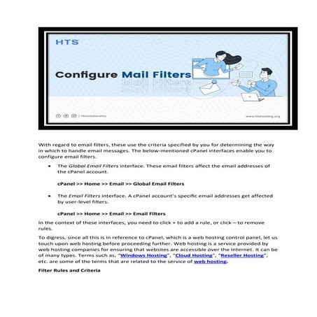 Configuring Mail Filters