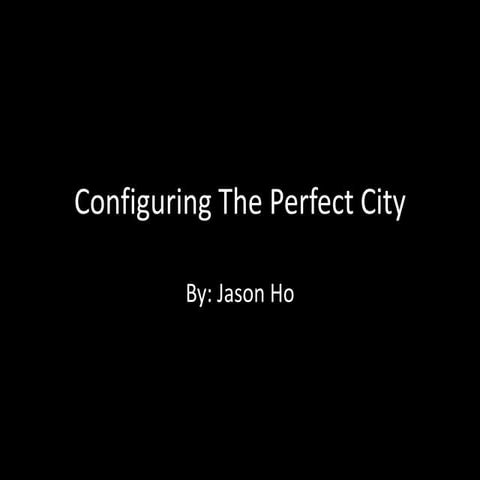 Jason Ho: Configuring the perfect city