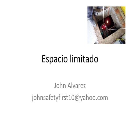 Confined space   spanish - 2015