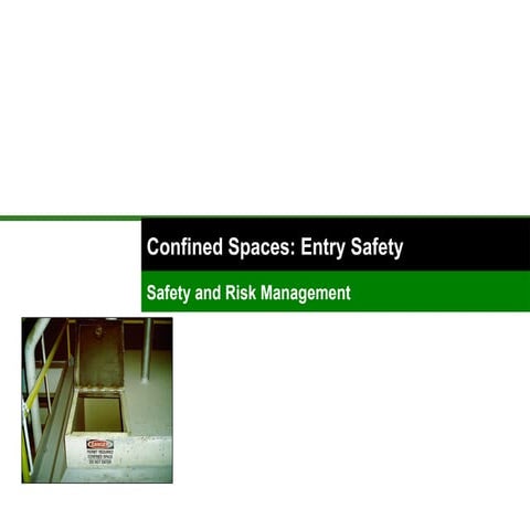 Confined Spaces Powerpoint Presentations