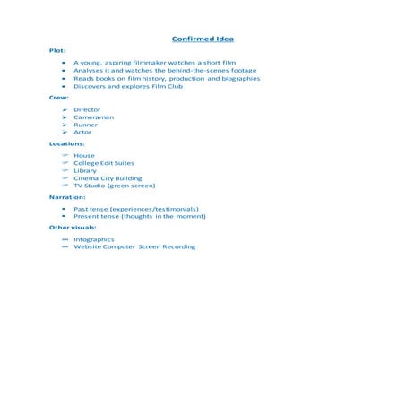 Location scouting checklist | DOCX