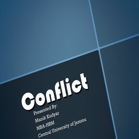 Conflict