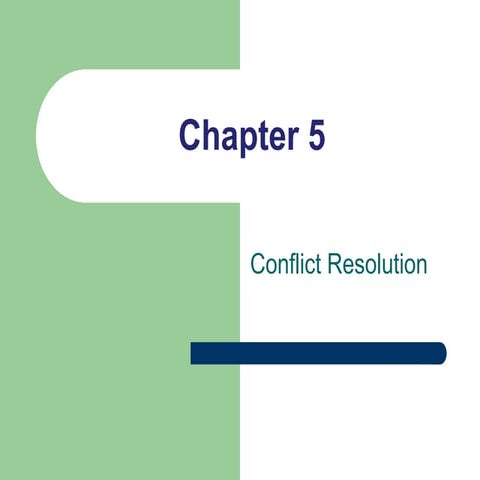 conflict.ppt for any professional students