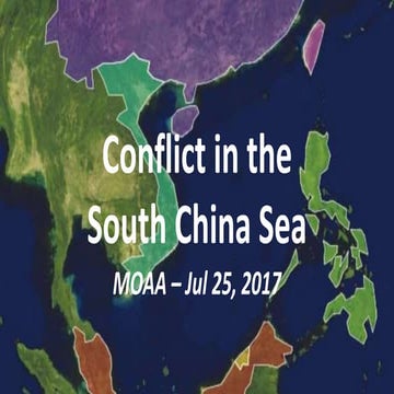 Conflict in the South China Sea | PPTX