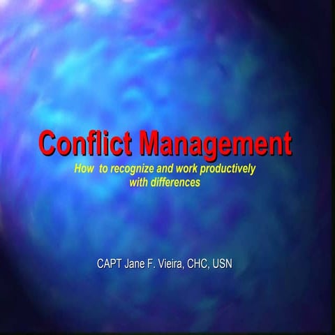 Conflict Management