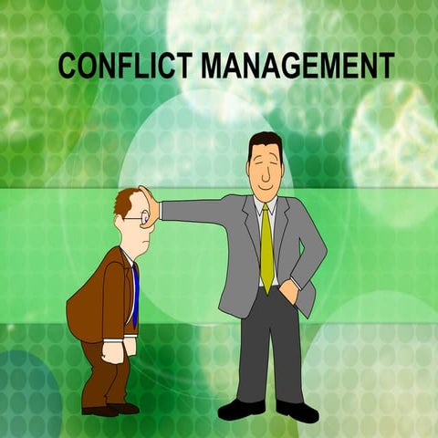 Conflict management