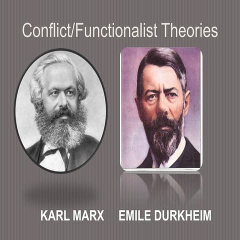 Conflict and functionalist theory