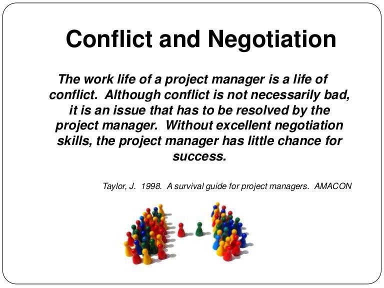 Conflict and negotiation presentation