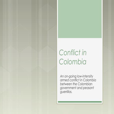 Conflict in Colombia