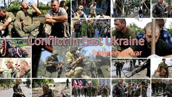 Conflict in east UKRAINE - Prisoners of war - Aug 2014