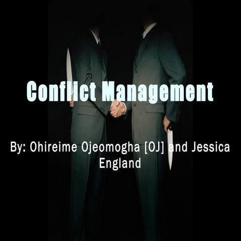 Conflict Management