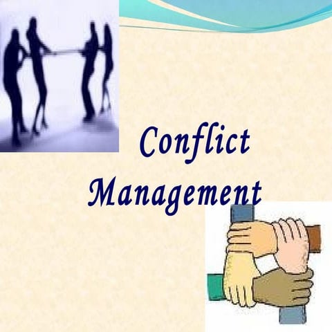 Conflict management 