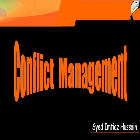 Conflict Management