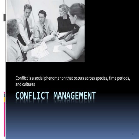 Conflict management
