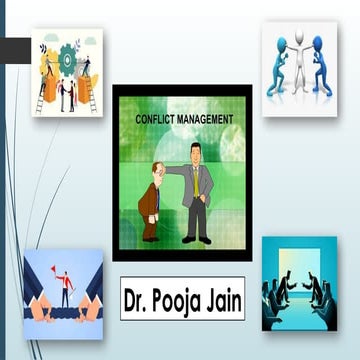 Conflict Management and Solutions by Dr. Pooja Jain