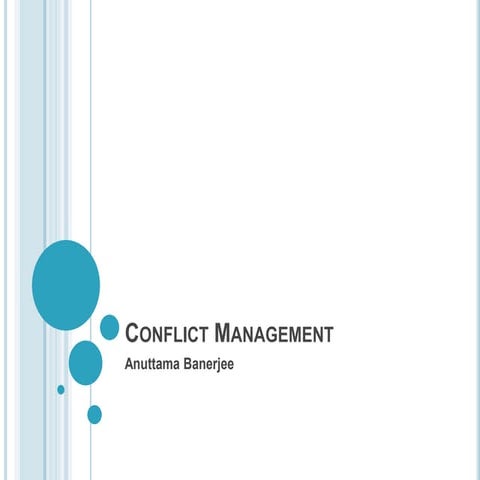 Conflict management bba