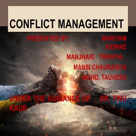Conflict management mmmt