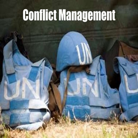 Conflict management presentation