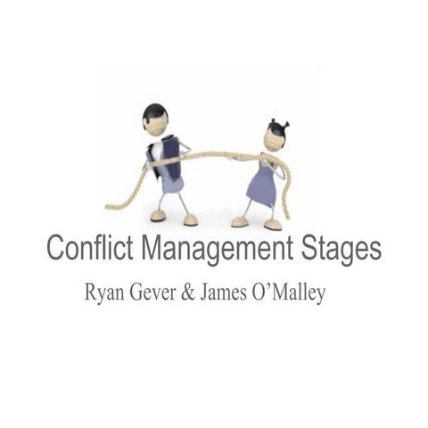 Conflict Management Stages